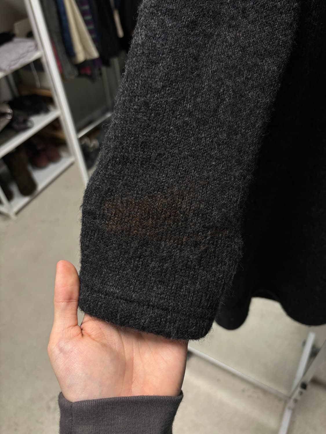 Merph 울 후드 코트 상품이미지4