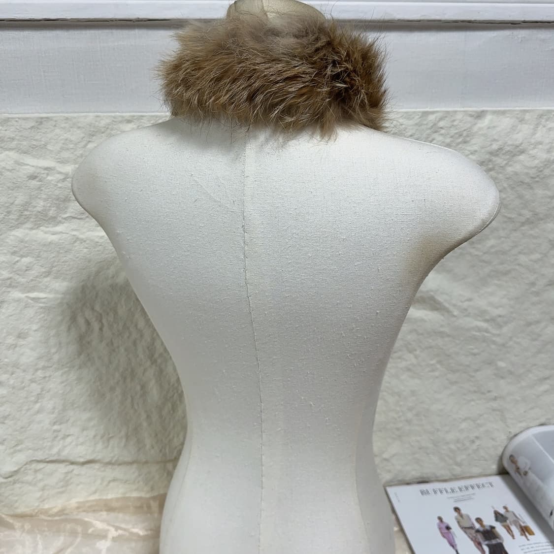 빈티지 라쿤퍼 목도리 머플러 상품이미지2