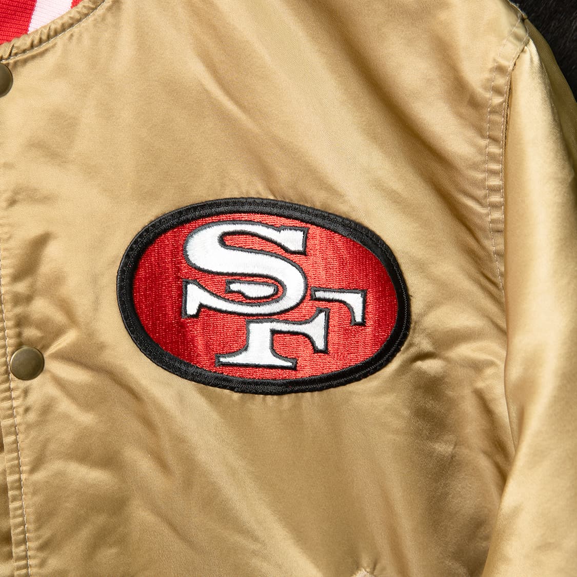 [105] 90s 스타터 USA 메이드 샌프란시스코 49ers 사틴 점퍼 상품이미지2