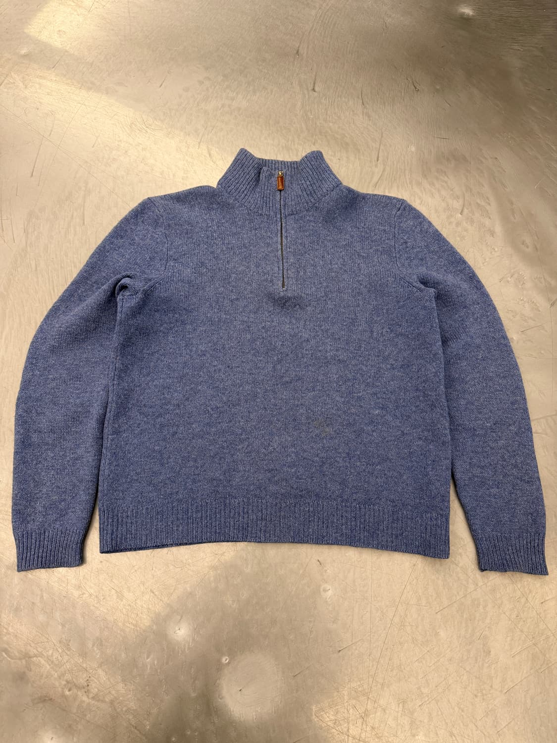 1990s POLO RALPH LAUREN 폴로램스울 하프집업스웨터 상품이미지1