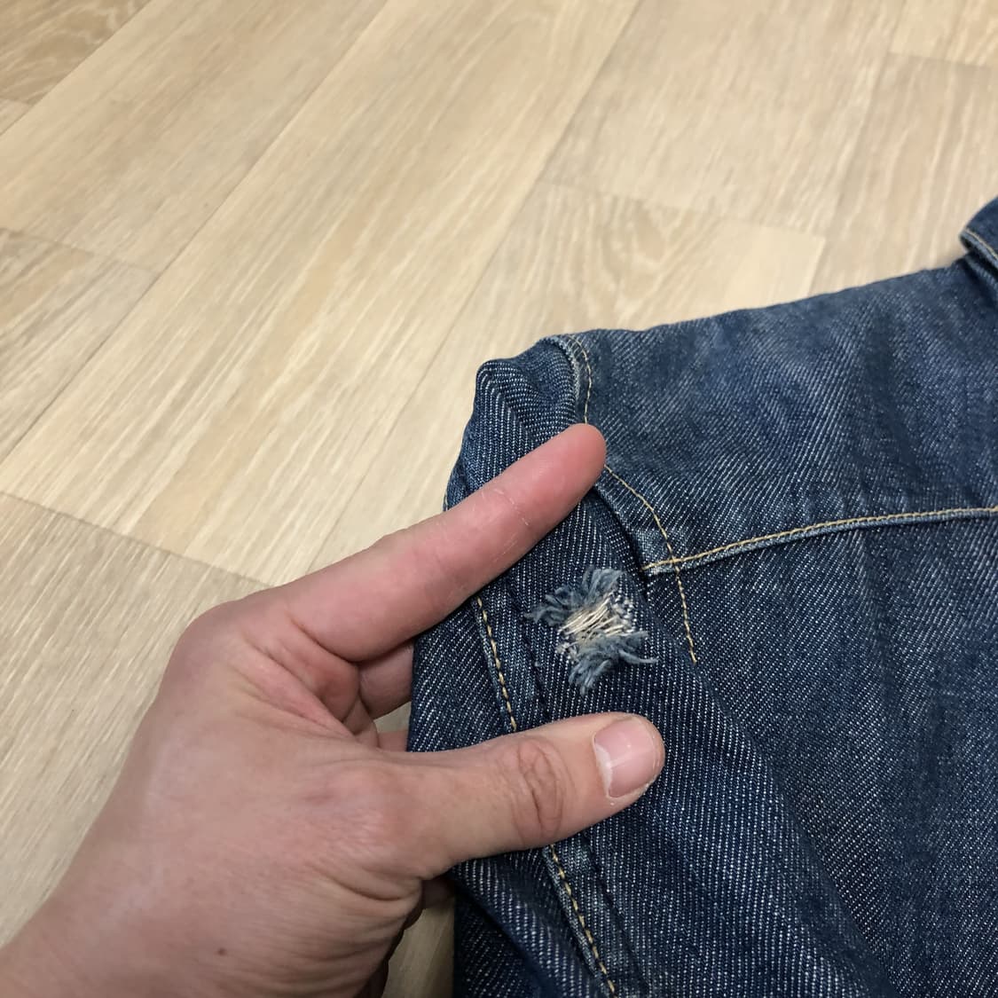 (M) 00's 리바이스 엔지니어드진 70100-0835 데님 엔진 자켓 상품이미지3