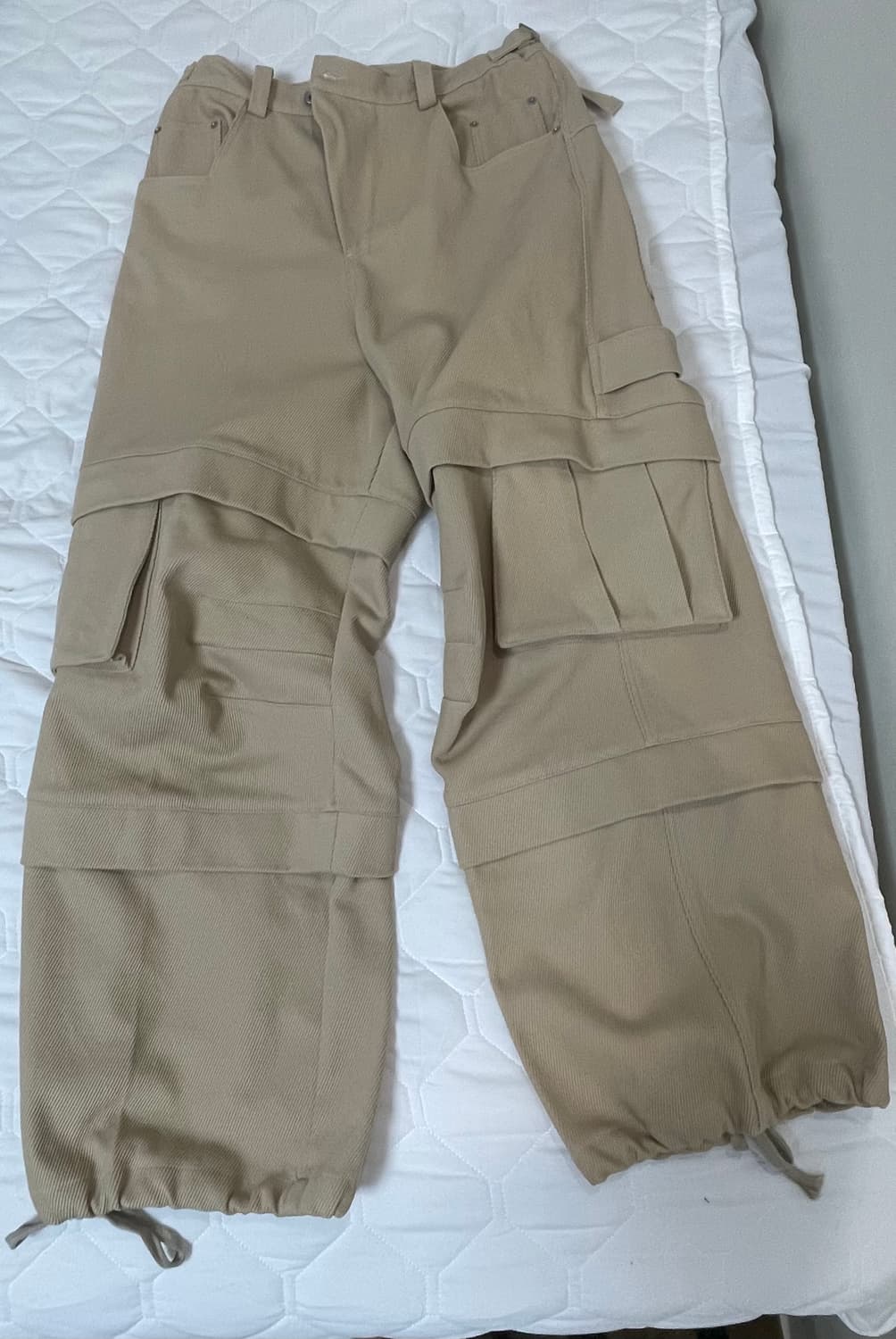 카미엔 타이탄 배기 팬츠 베이지 상품이미지2