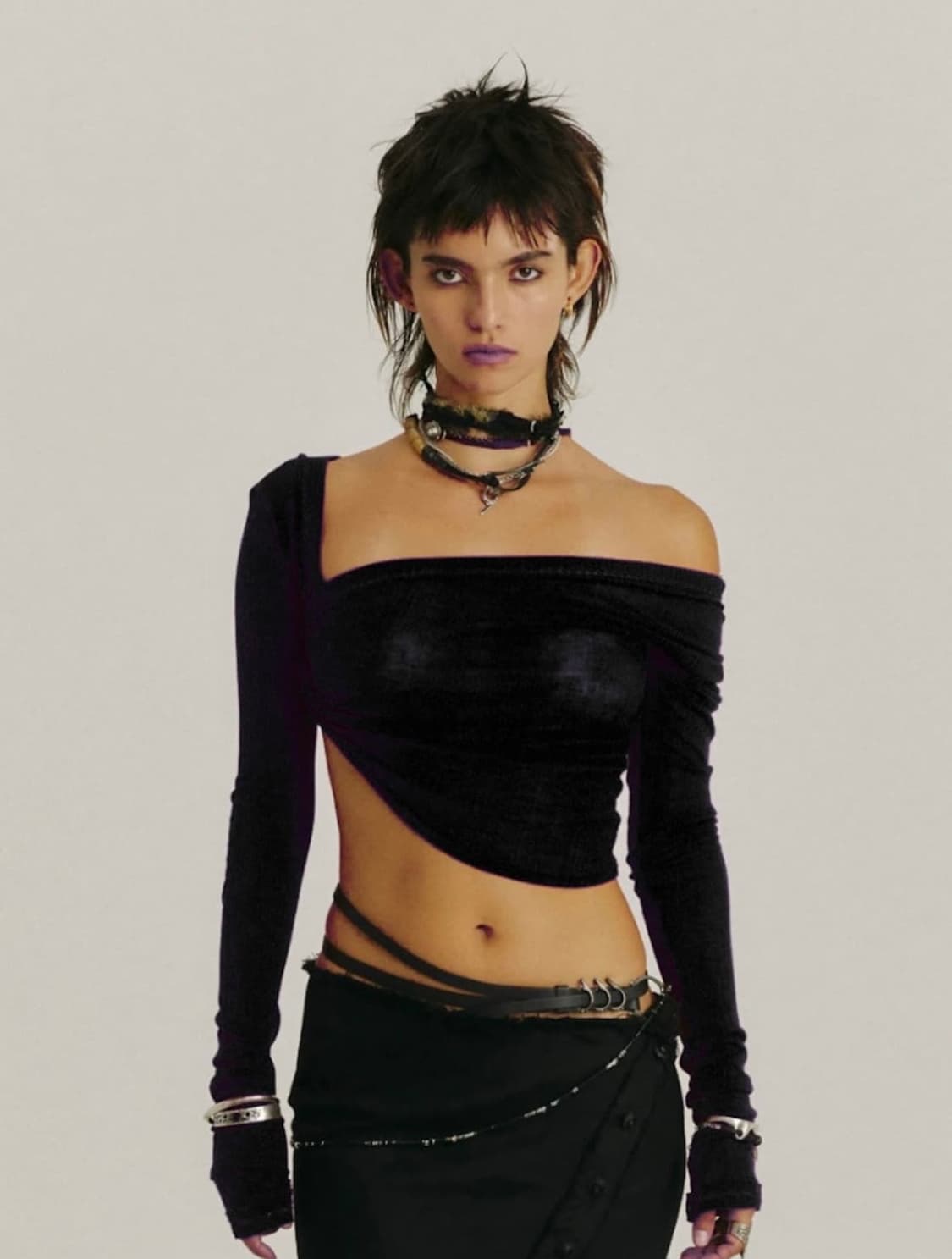 혜인서 twisted long sleeve (black) 상품이미지1