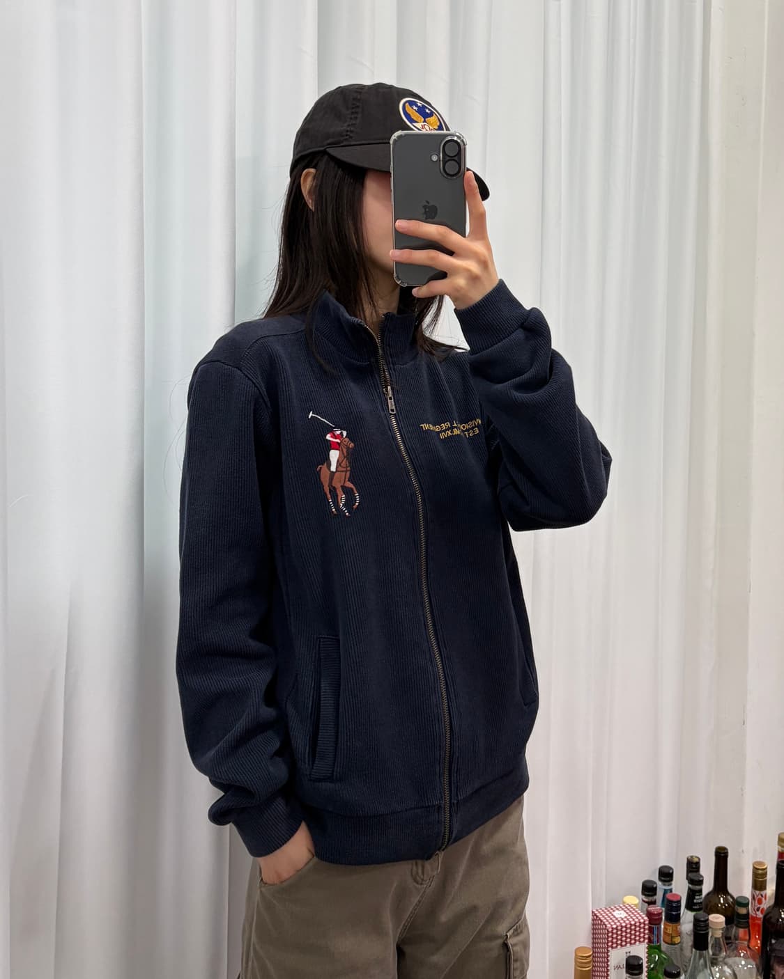 [M]폴로 랄프로렌 빅포니 치프키프 니트 집업 navy 상품이미지2