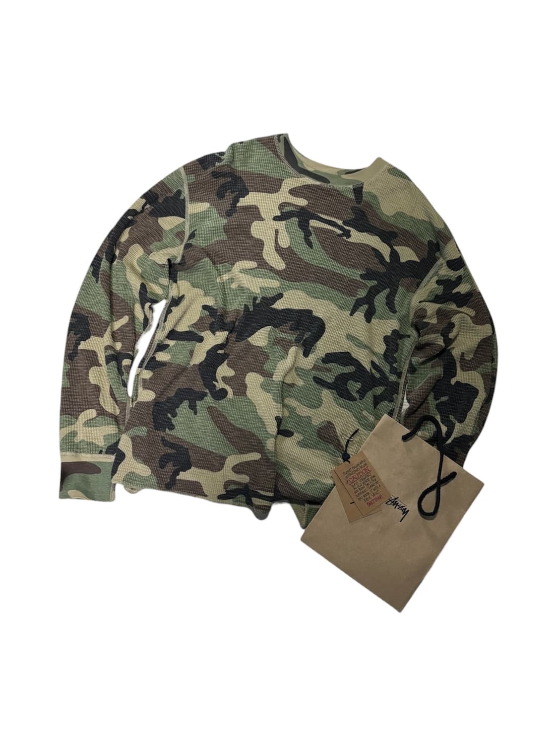 Stussy Camo Pigment Dyed Thermal LS 상품이미지3