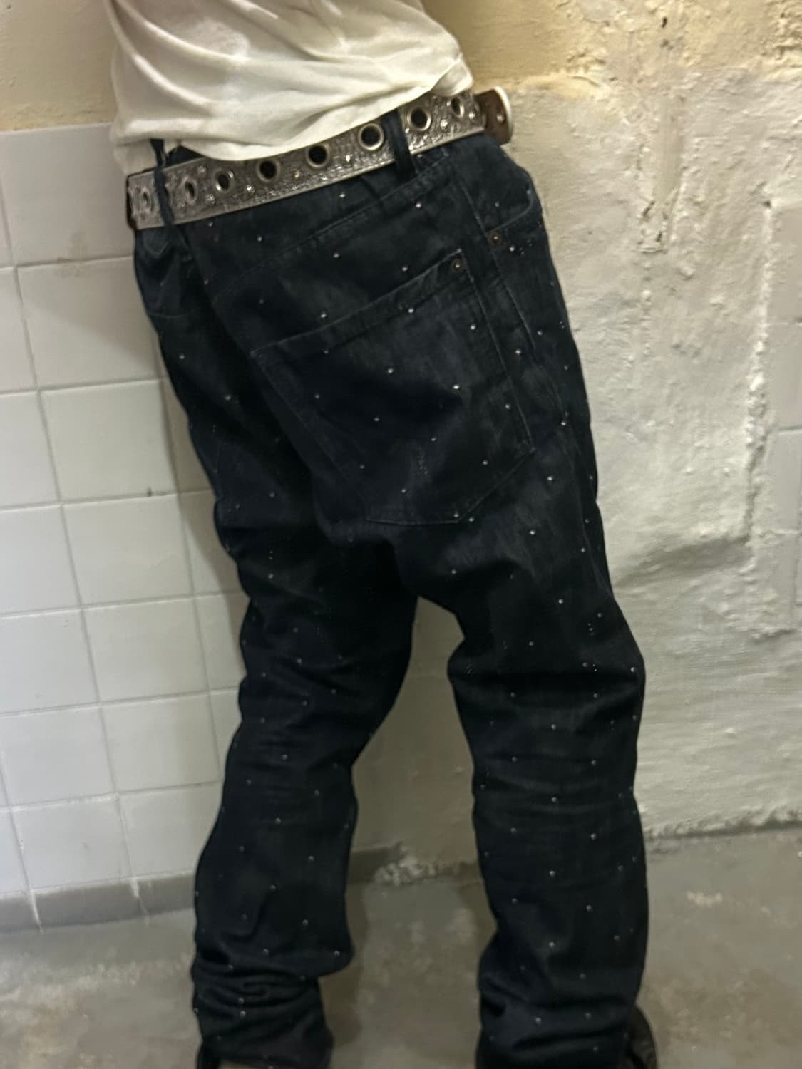 *rare* 디스퀘어드 도트 데님팬츠   상품이미지2