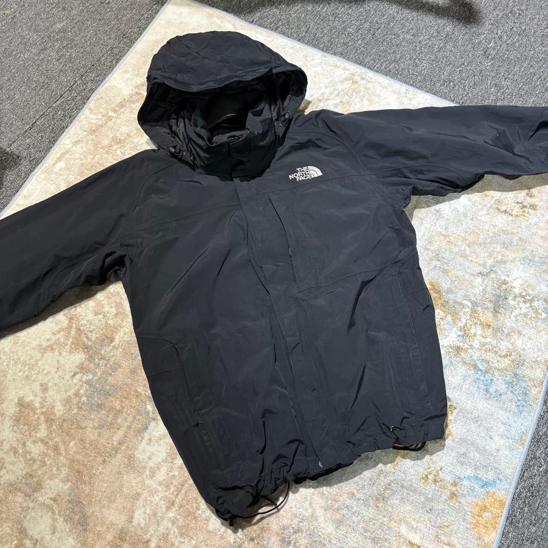 노스페이스 하이벤트 블랙 후드 바람막이 상품이미지7