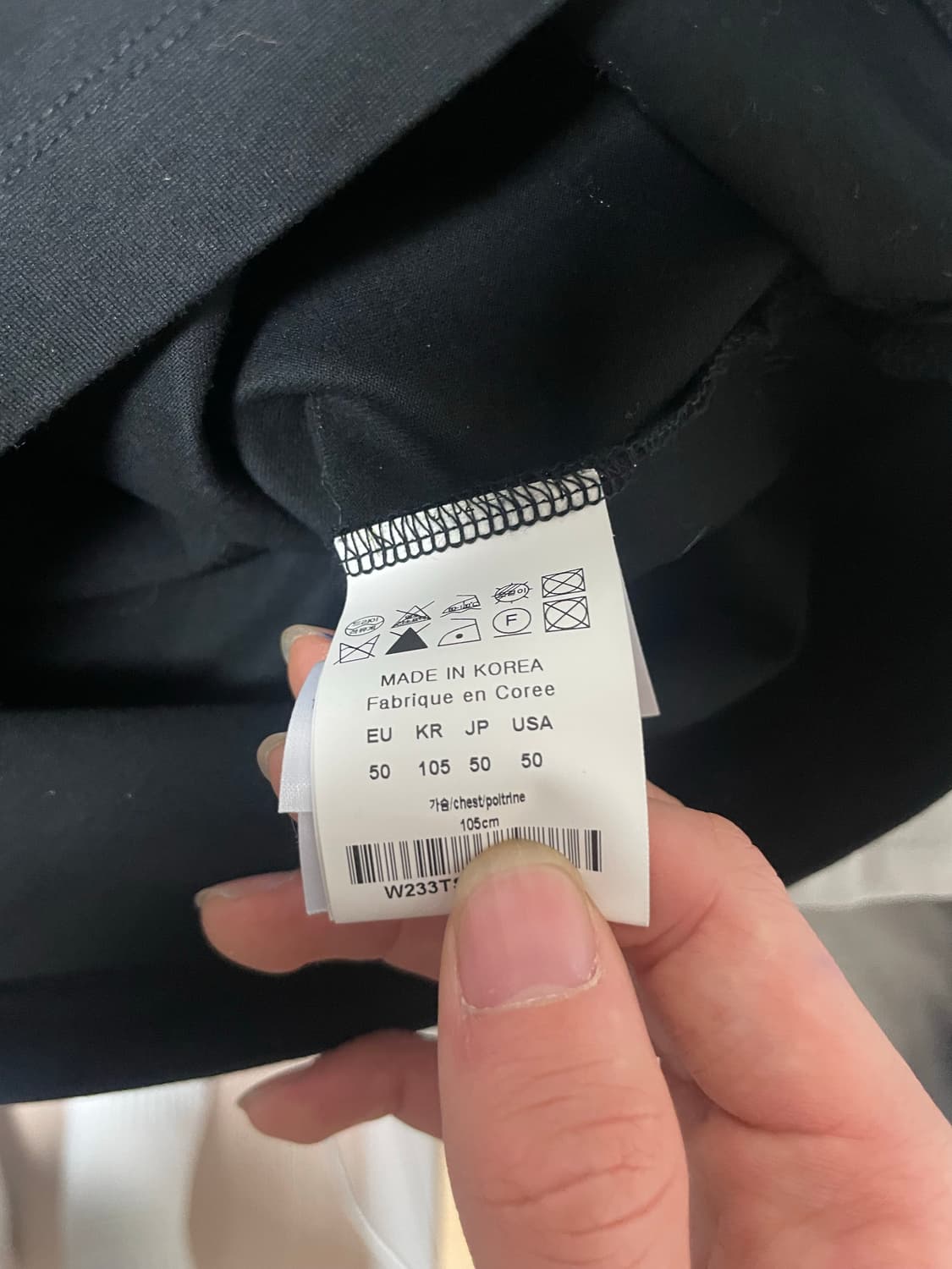 [새상품급/L] 우영미 볼케이노 백로고 반팔 상품이미지4