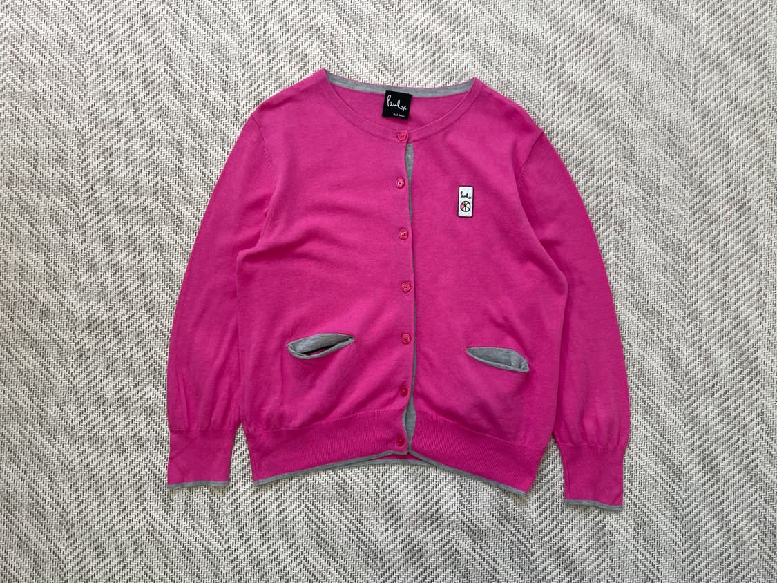 폴스미스 시그니처 패치 크루넥 니트 가디건 상품이미지1