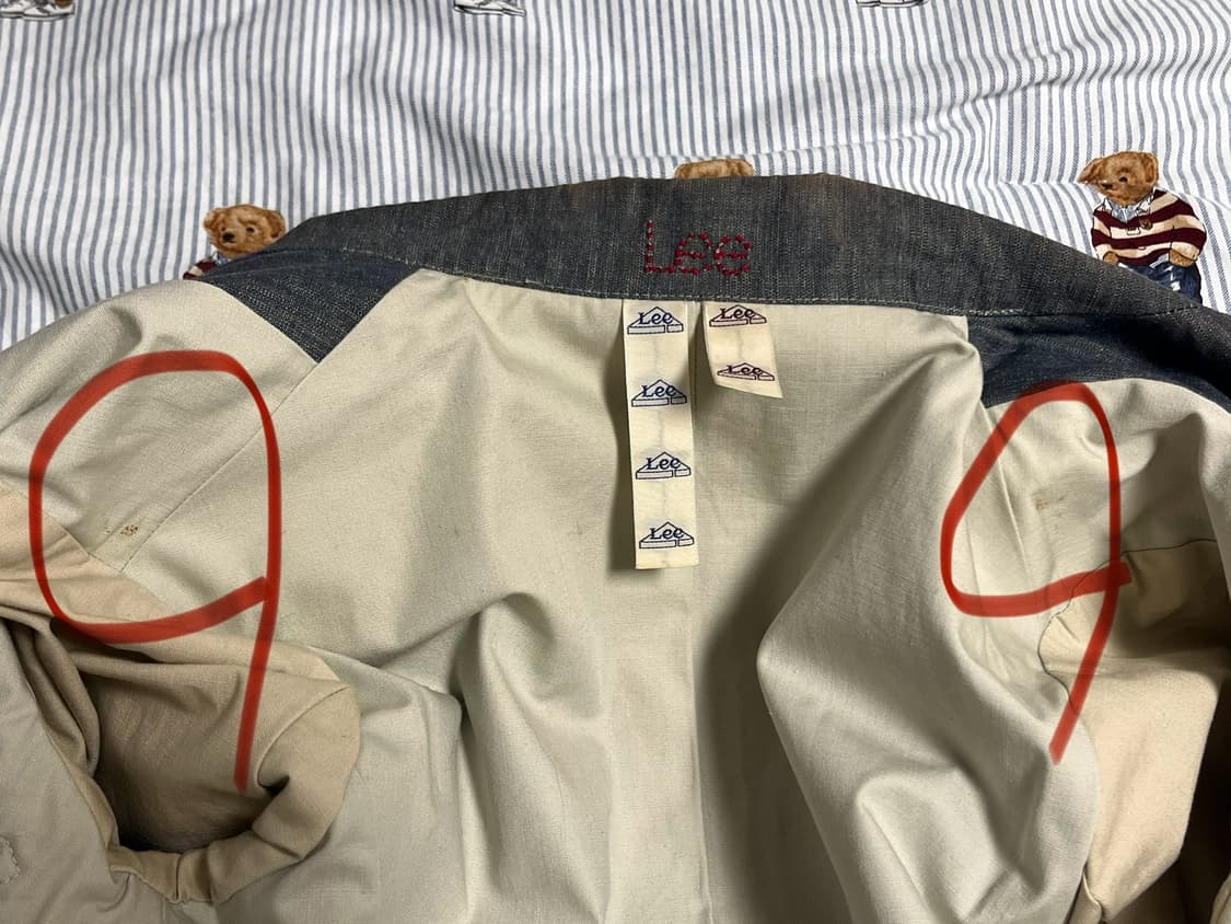 Lee 샴브레이 데님 워크자켓 S 44-55 상품이미지8