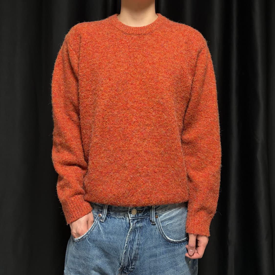 르마드 울 오버핏 라운드 니트 3사이즈 상품이미지3