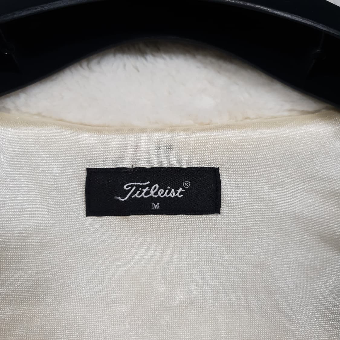 여성 M) 타이틀리스트 골프 니트 경량 패딩 다운 자켓 화이트 상품이미지9