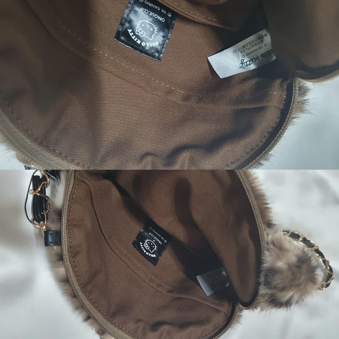 호피 레오파드 오페이크 닷 클립 OPAQUE CLIP 숄더백 파우치백  상품이미지9