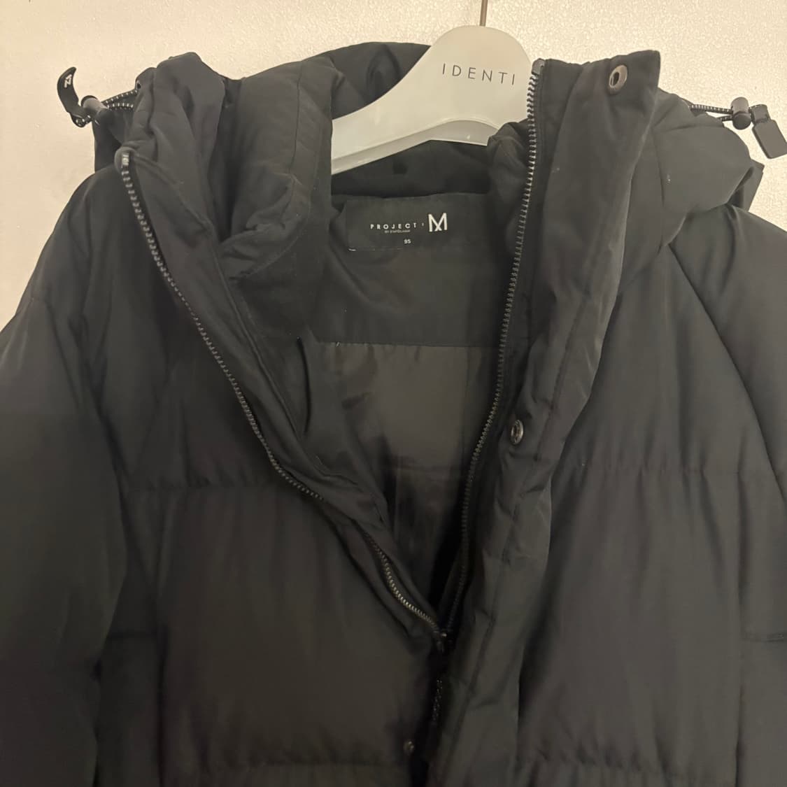 프로젝트 엠 덕다운 롱패딩 블랙 95 상품이미지6