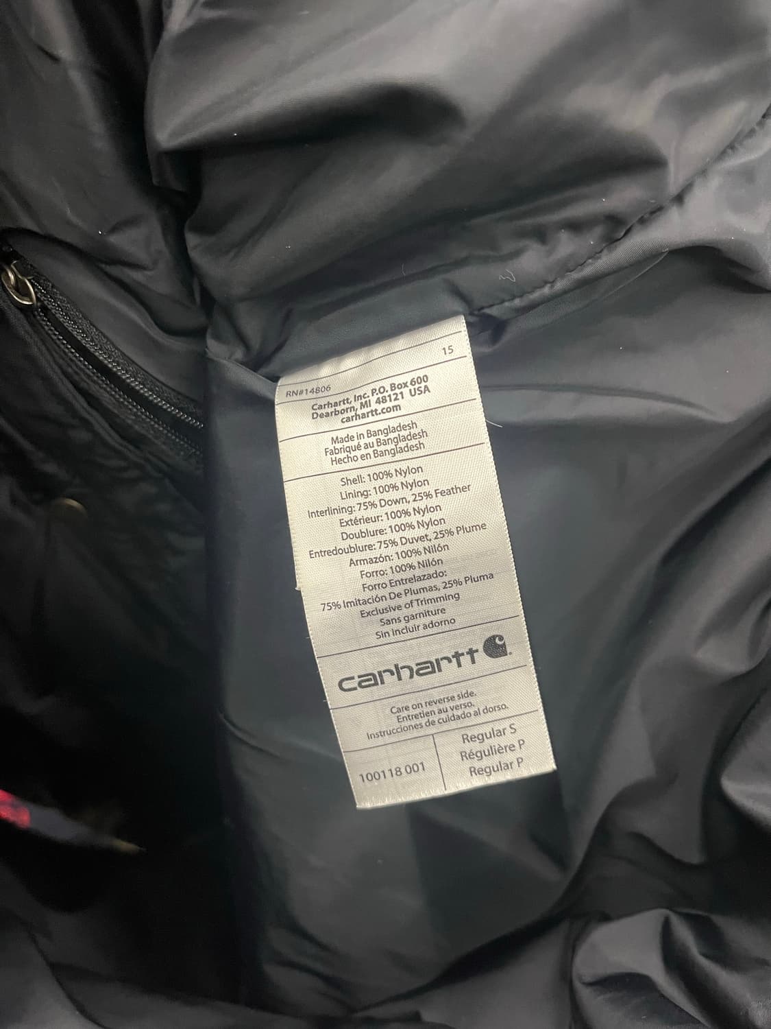 칼하트 블랙 패딩 조끼 상품이미지7