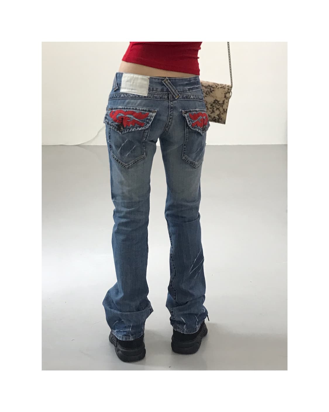 Jpn Patch detail Jeans 상품이미지1
