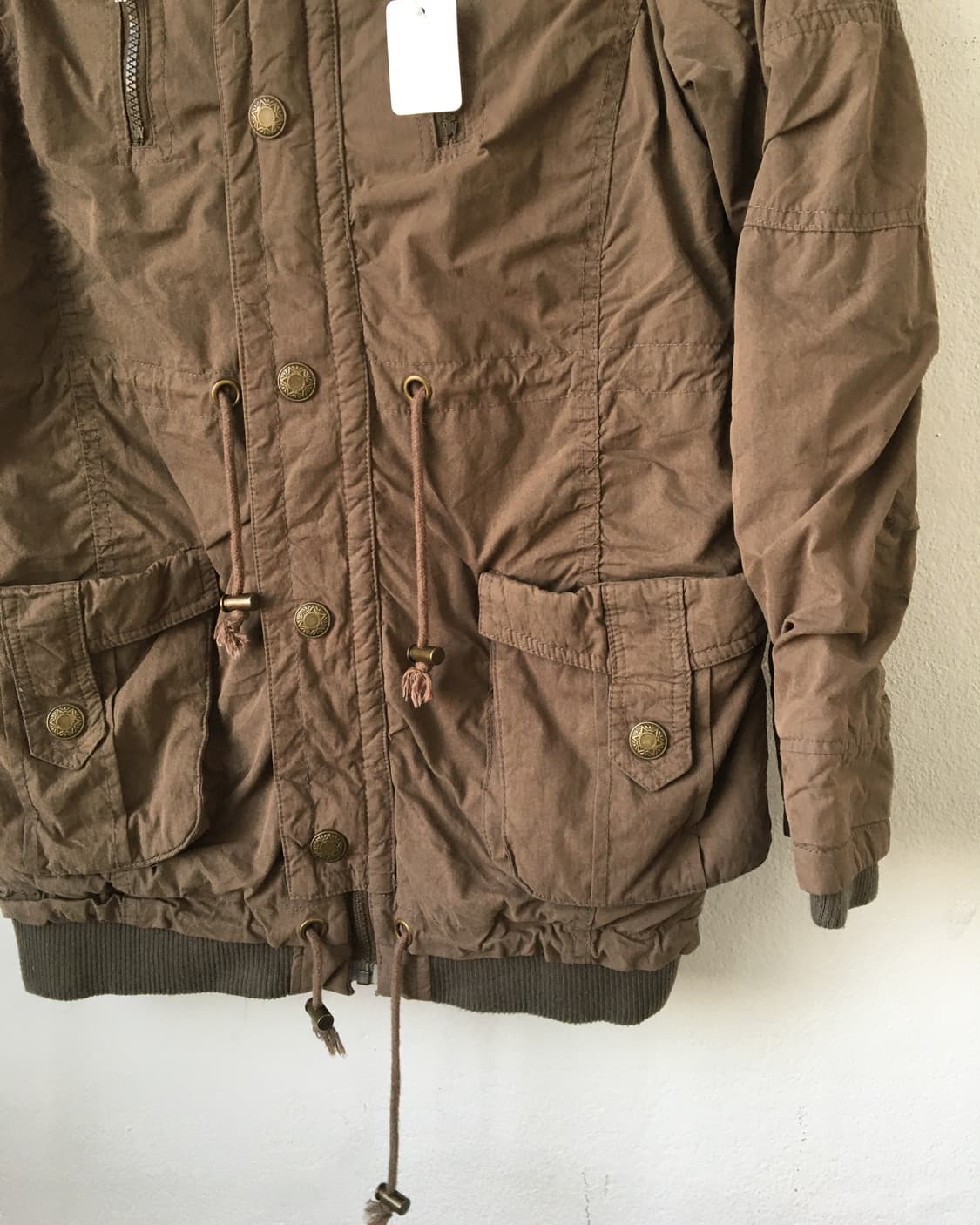 Fake fur hood filed jacket 상품이미지4