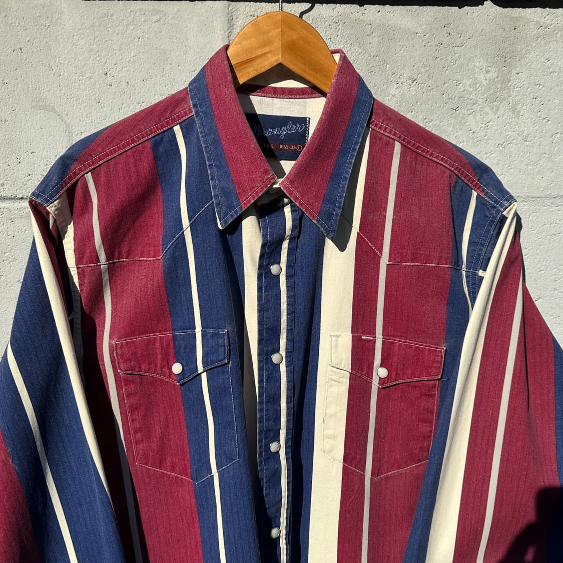 [XL] 랭글러 스트라이프 웨스턴 셔츠 상품이미지2