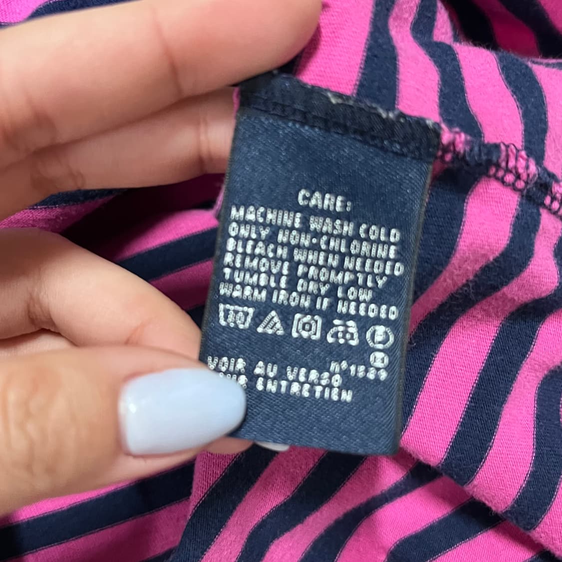 [정품] 폴로 플럼네이비 / 그린포니 단가라 반팔티 [ M ]  상품이미지5