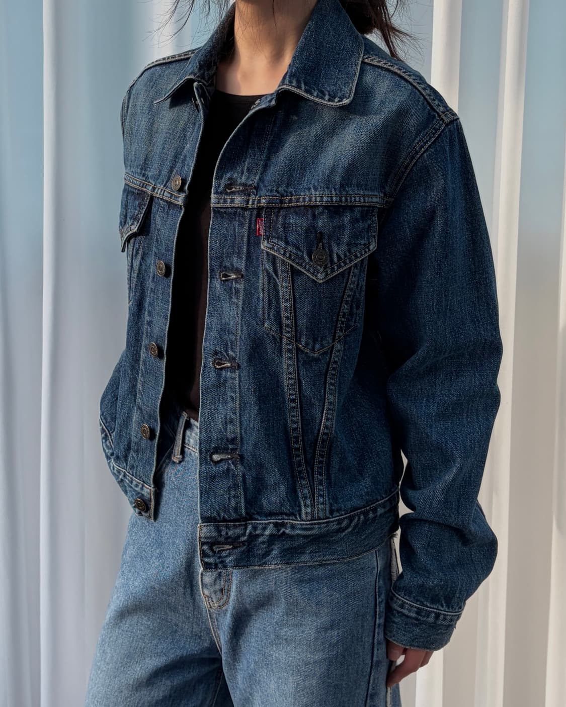 [M]리바이스 90s JPN LVC 3세대 데님 자켓 71557-02 상품이미지1