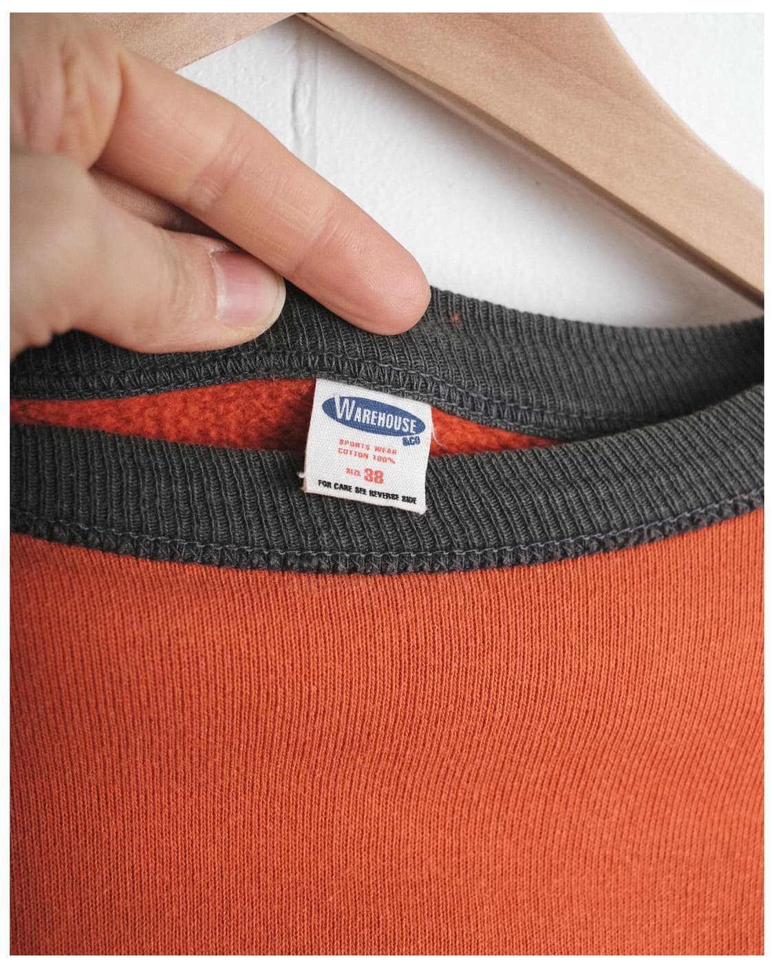웨어하우스 스웻셔츠 38사이즈 (추천 44-55) 상품이미지10