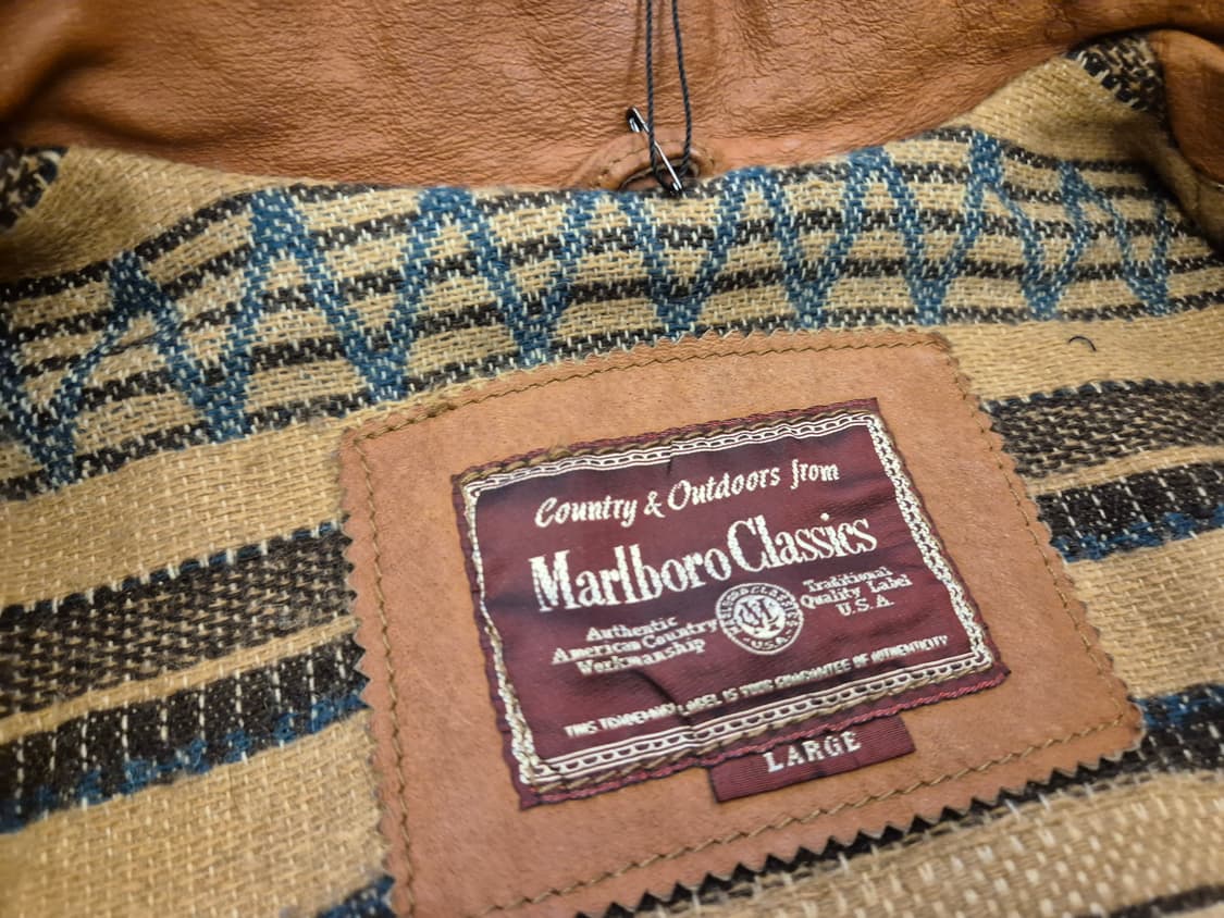 90s Marlboro classics duster cape coat 상품이미지9