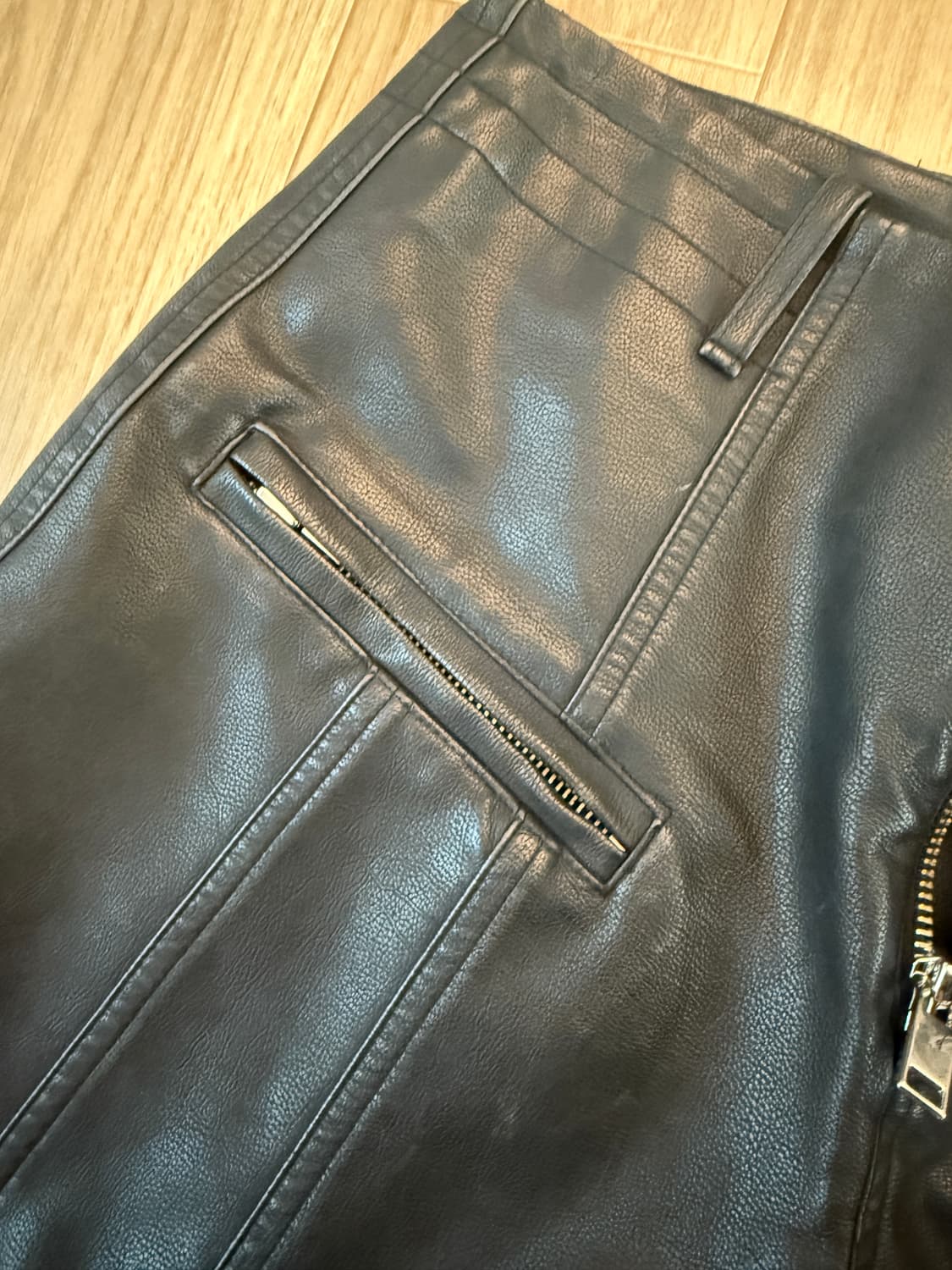 나체 레더 팬츠  상품이미지2