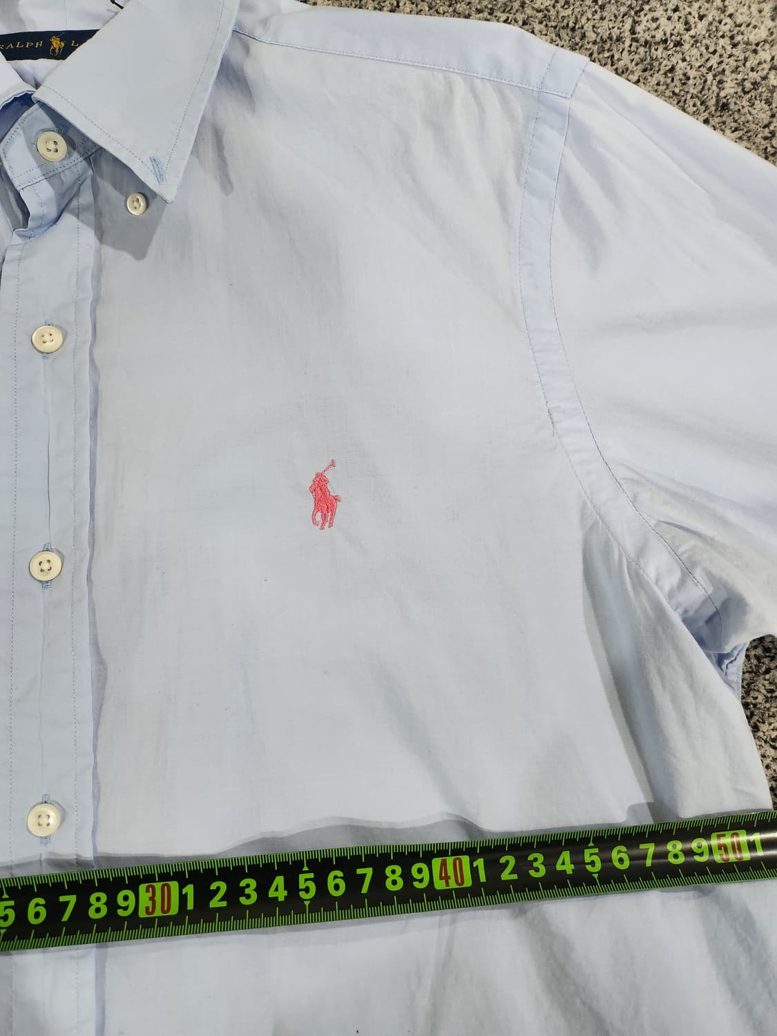 **폴로 랄프로렌 라이트 블루 셔츠(175/96)M 상품이미지8