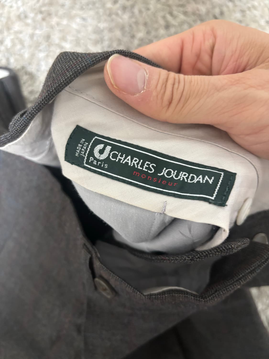 일제 찰스쥬르당 슬랙스 사이즈 32 상품이미지4