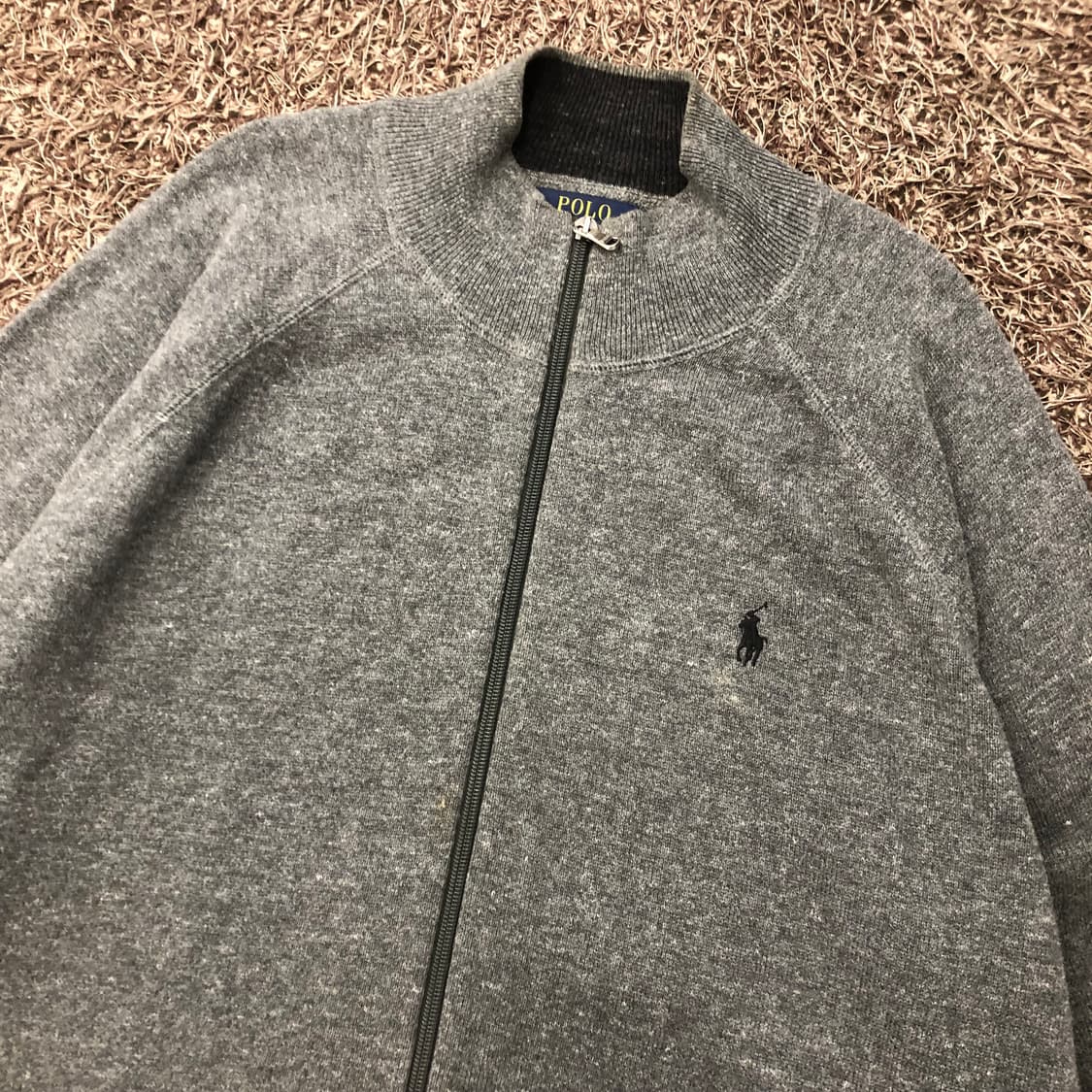 L 폴로 랄프로렌 그레이 니트집업 상품이미지2