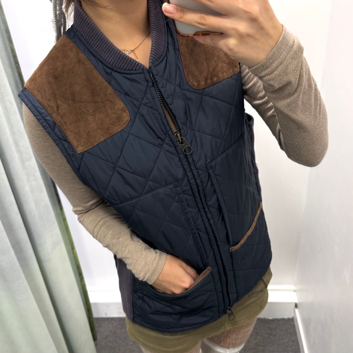 폴로 네이비 투웨이 패딩베스트 상품이미지5