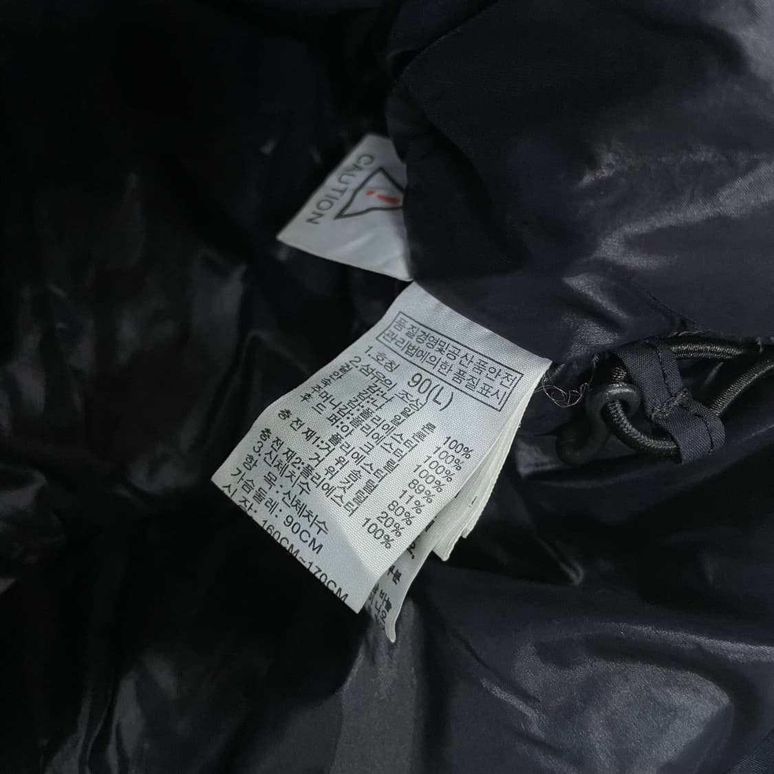 노스페이스 구스다운 후드 패딩 블랙 상품이미지5