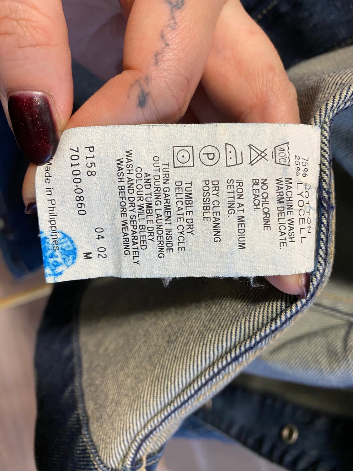 리바이스 엔지니어드진 청자켓 (M,95) 상품이미지7