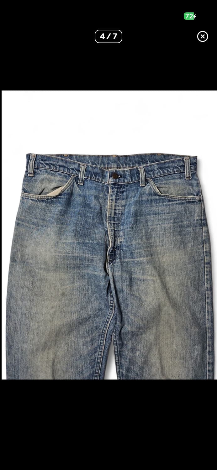 1970s 리바이스 646 벨바텀 부츠컷 데님 38 상품이미지4