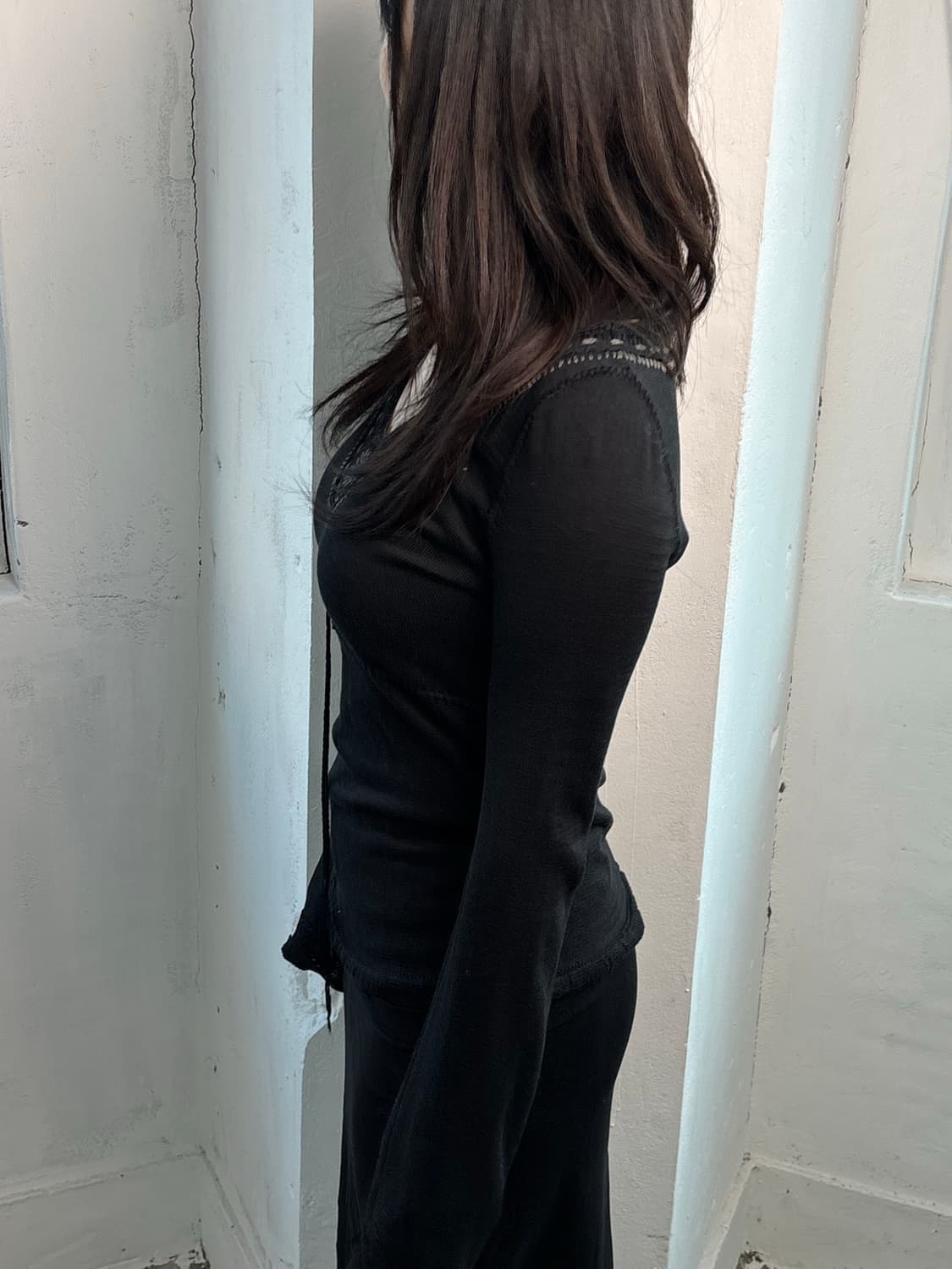 아르마니 익스체인지 에스닉 브이넥 니트 상품이미지1