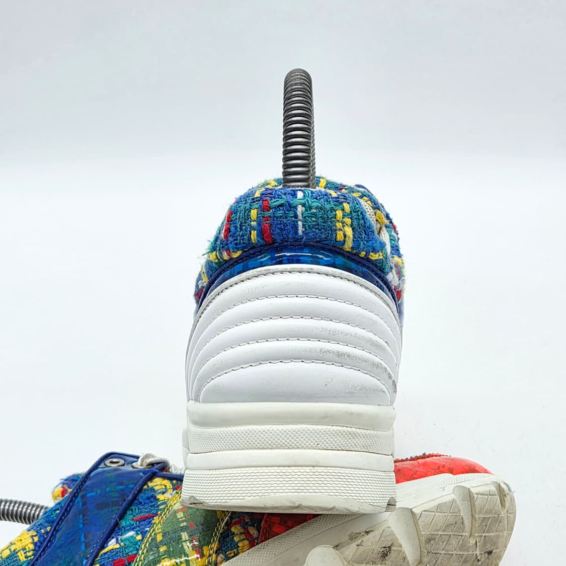  샤넬 우먼스 CC로고 트위드 트레이너 스니커즈 멀티 (36 1/2)  상품이미지2