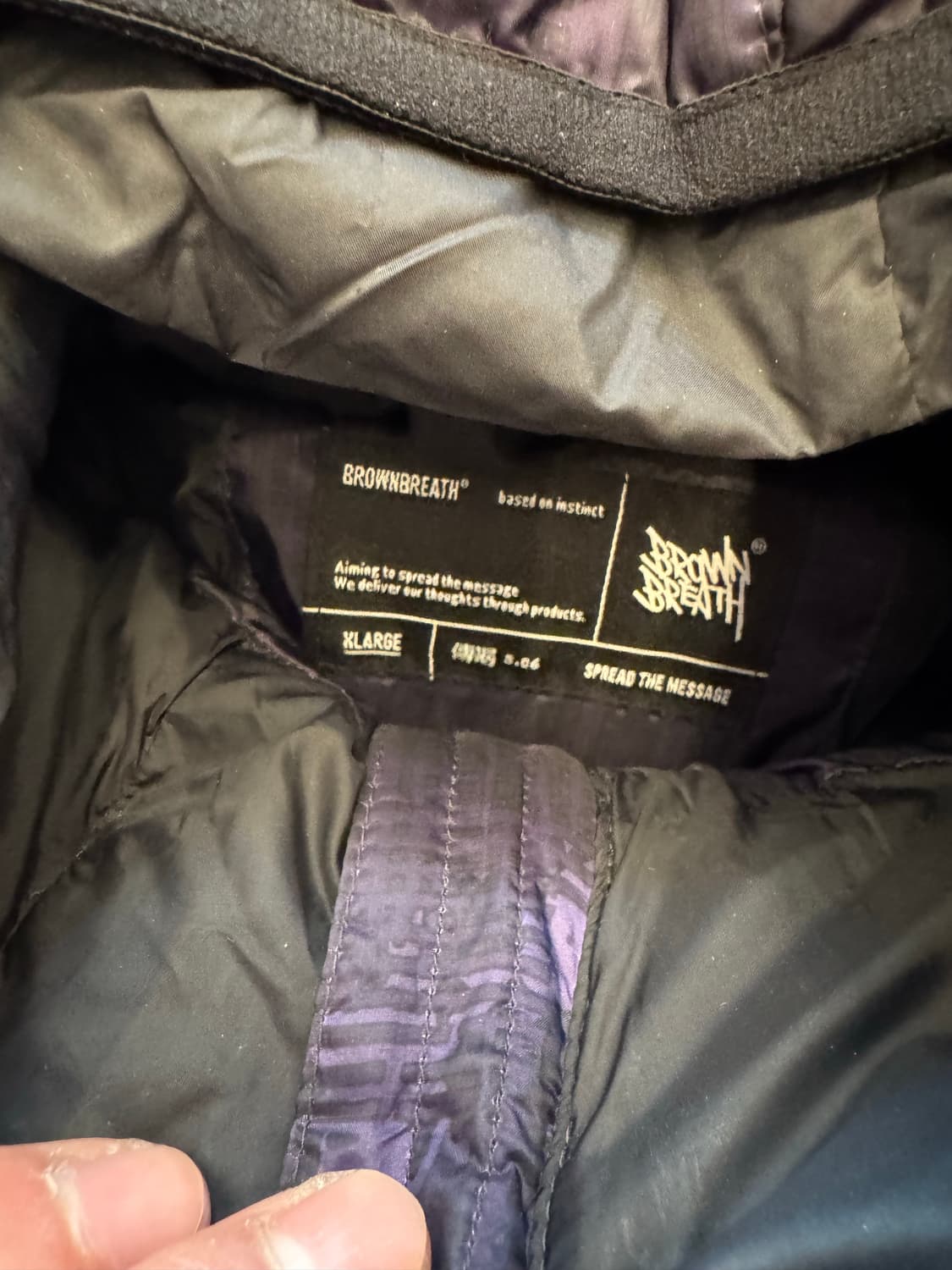 브라운브레스 경량 패딩 처분  상품이미지3