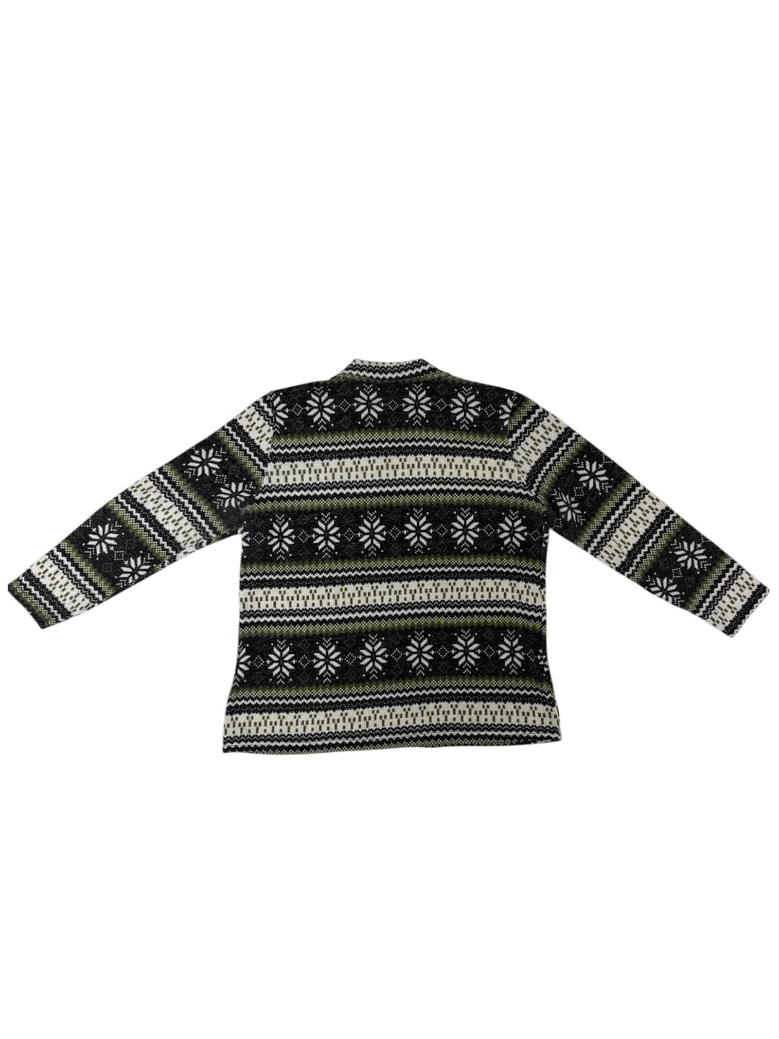 GODO 노르딕 눈꽃 패턴 울 블렌드 니트 상품이미지2