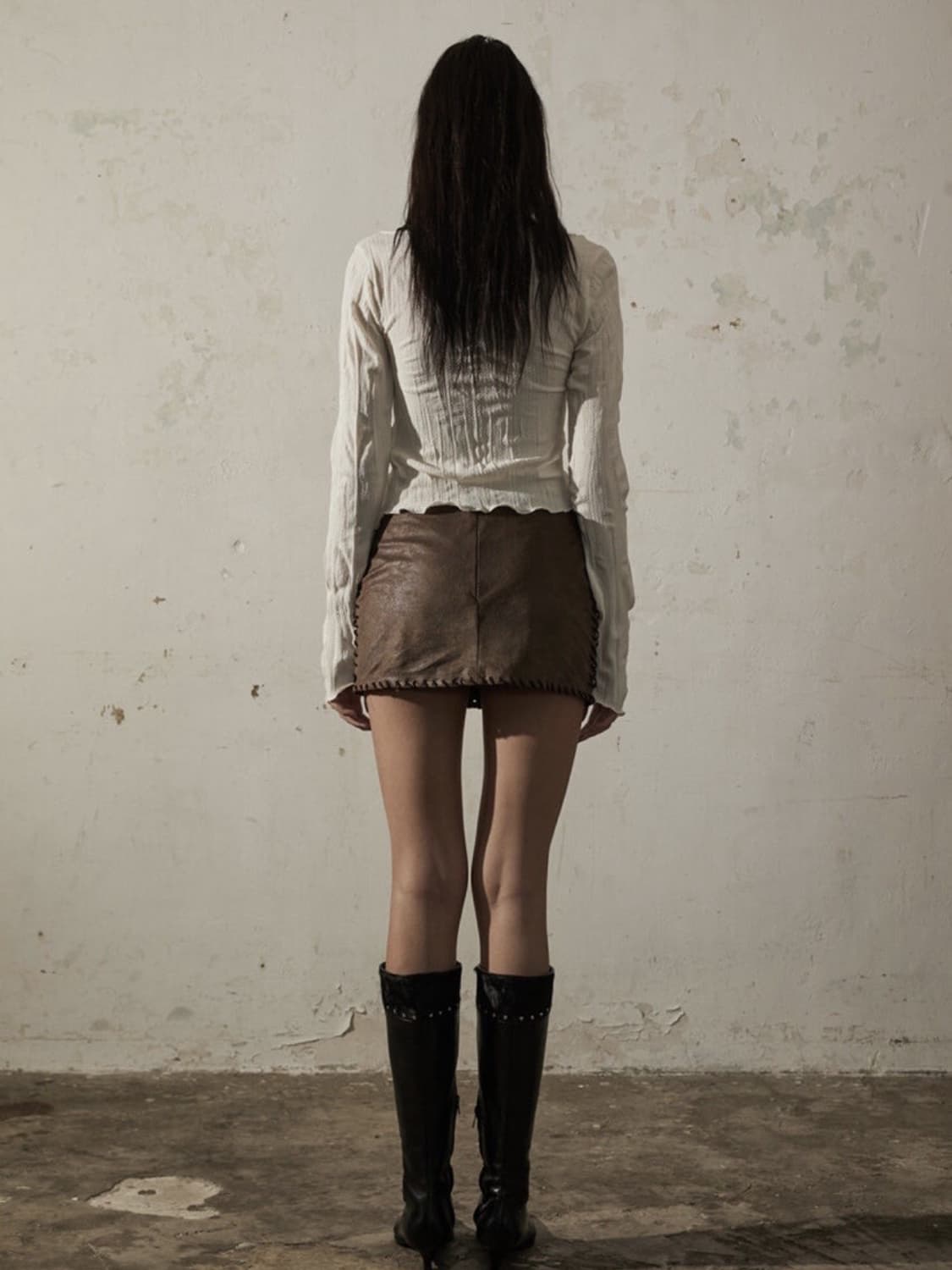 보헤미안서울 링클 코르셋 가디건 상품이미지6