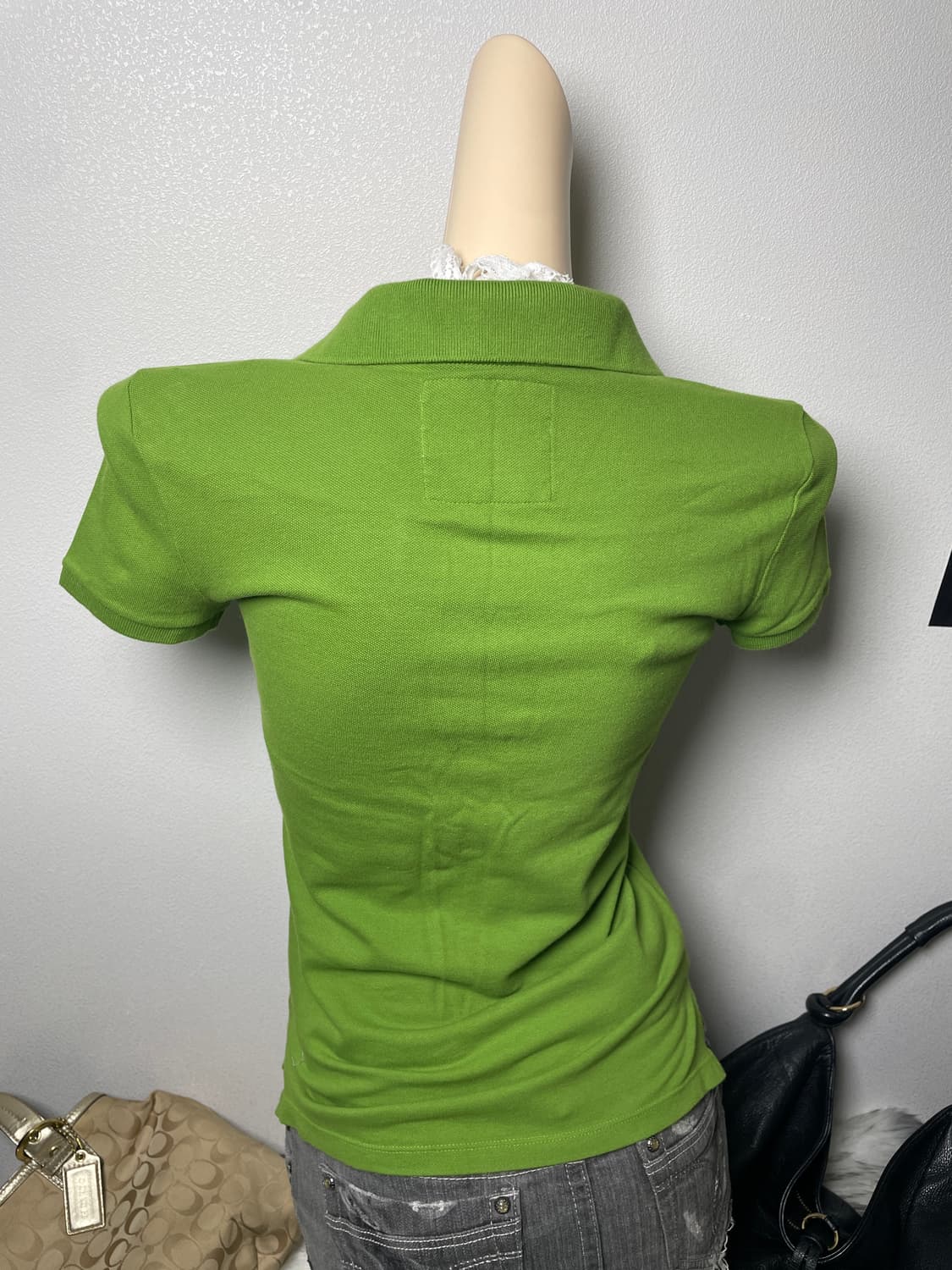 Abercrombie 연두 green 카라티 상품이미지3