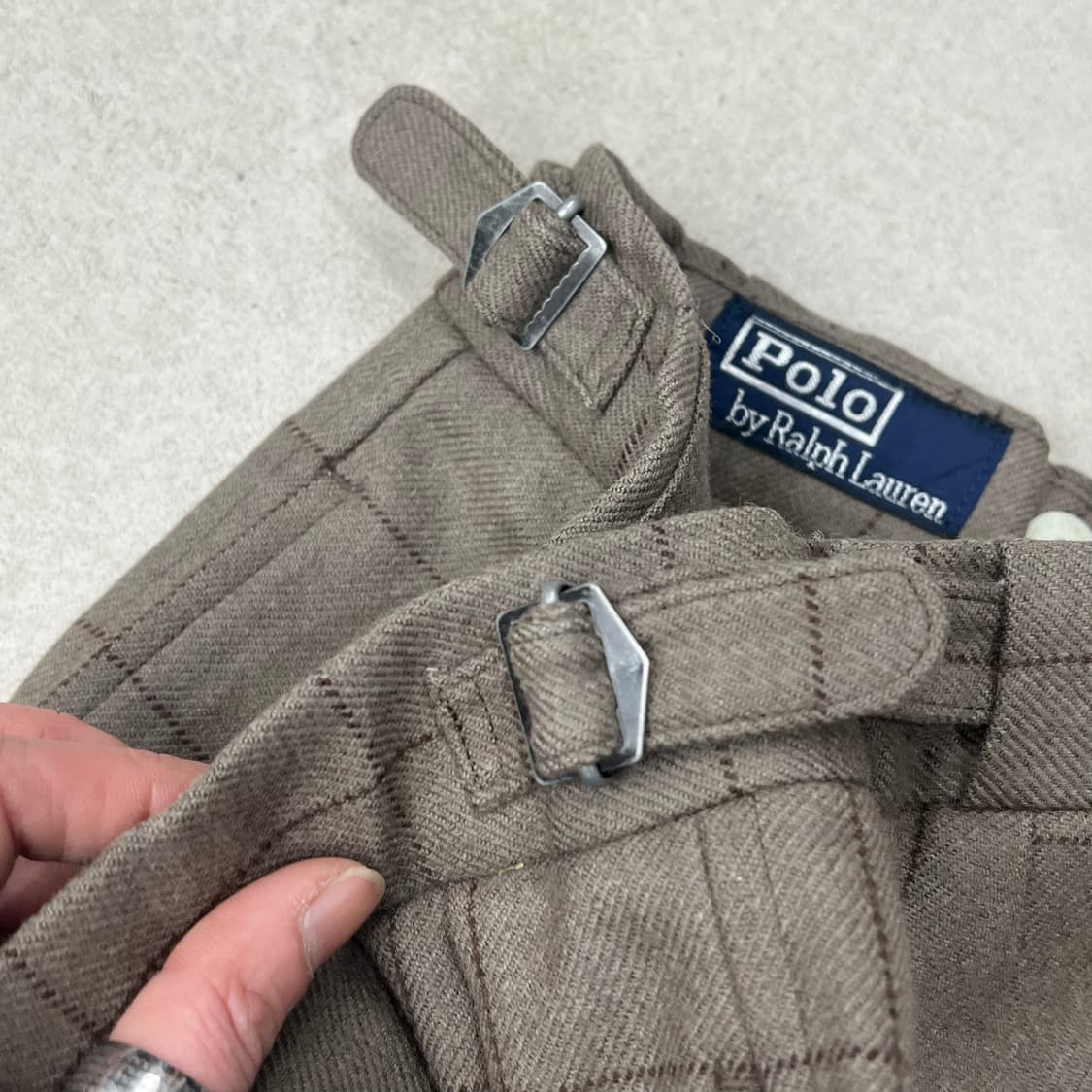 폴로 랄프로렌 체크 울팬츠 s09756 상품이미지5