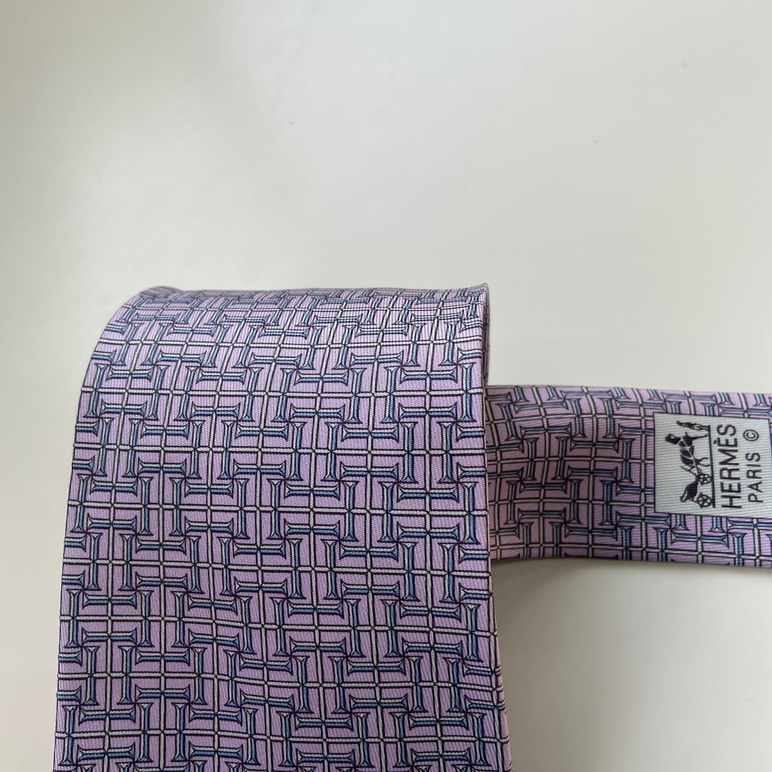 에르메스(HERMES) H모노그램 명품 정품 넥타이 상품이미지5