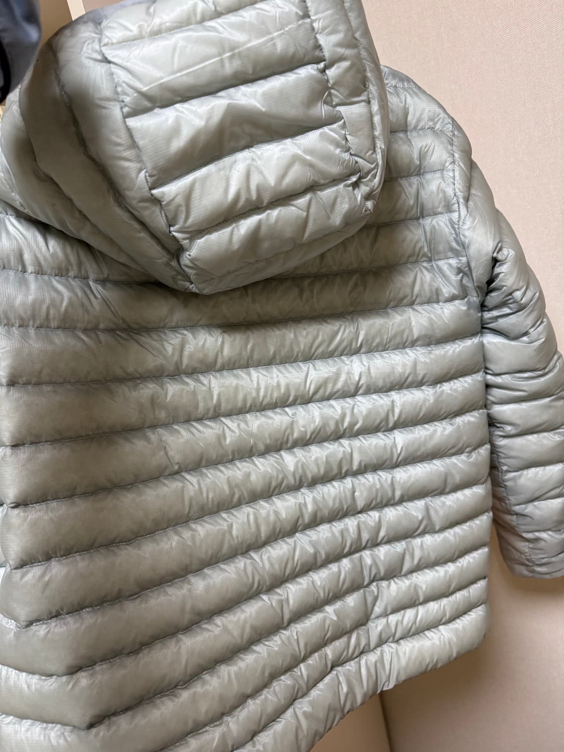 무탠다드 경량패딩 클라우디블루 S 상품이미지3