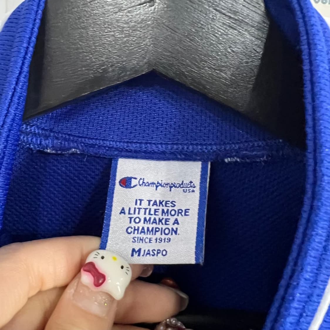 챔피온 올드스쿨 블루 트랙탑  상품이미지6