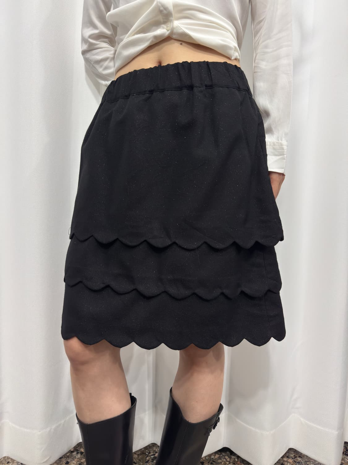 layered midi skirt 상품이미지1