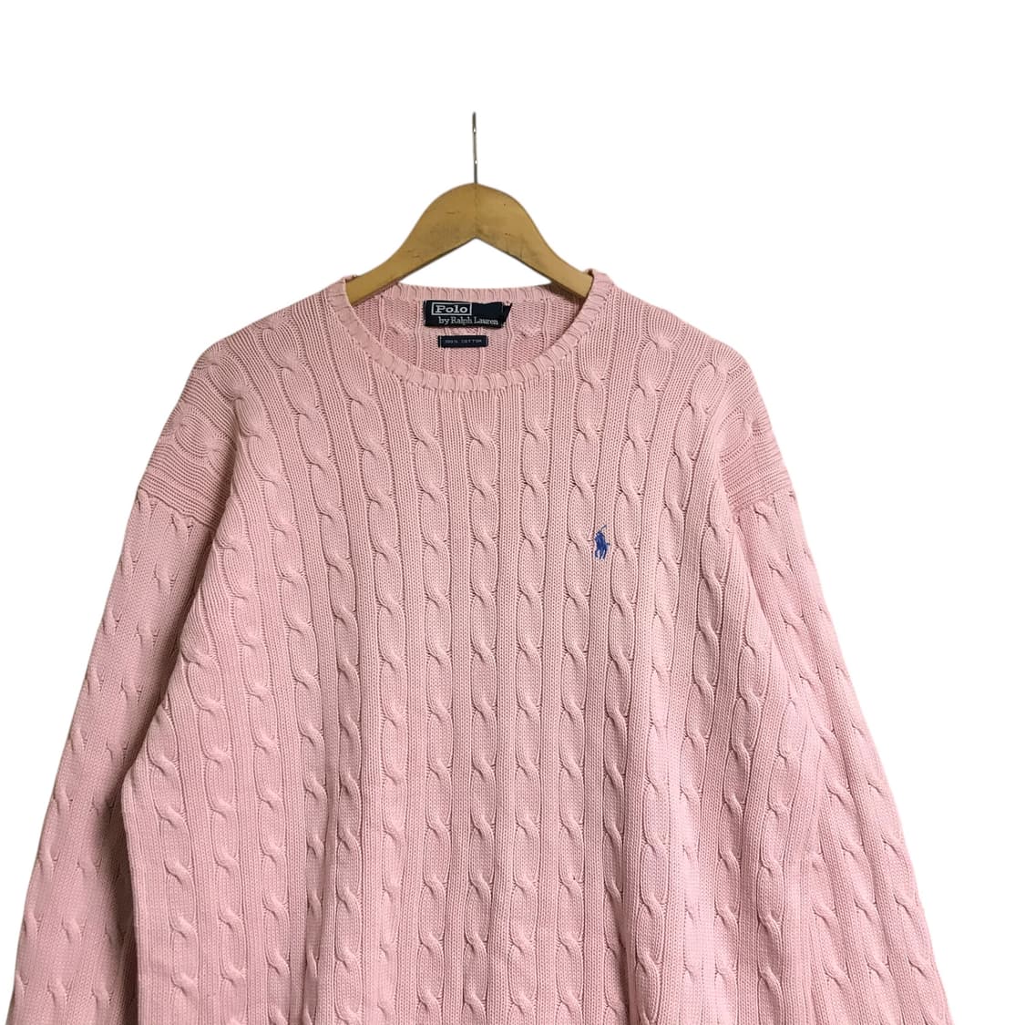 폴로 랄프로렌 꽈배기 라운드 니트 상품이미지1