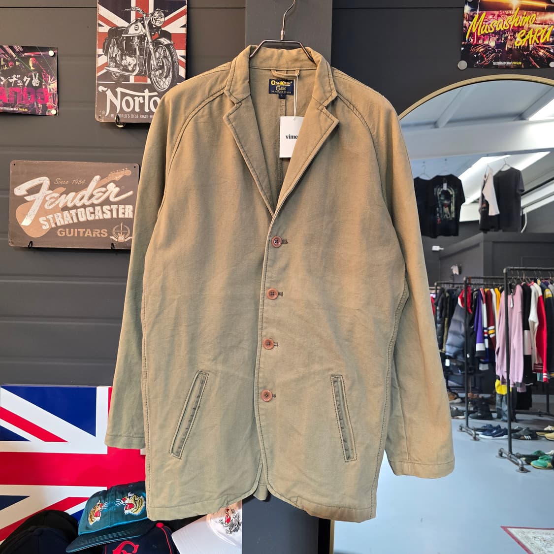 오쉬코쉬 워크 블레이저 카키베이지  상품이미지1