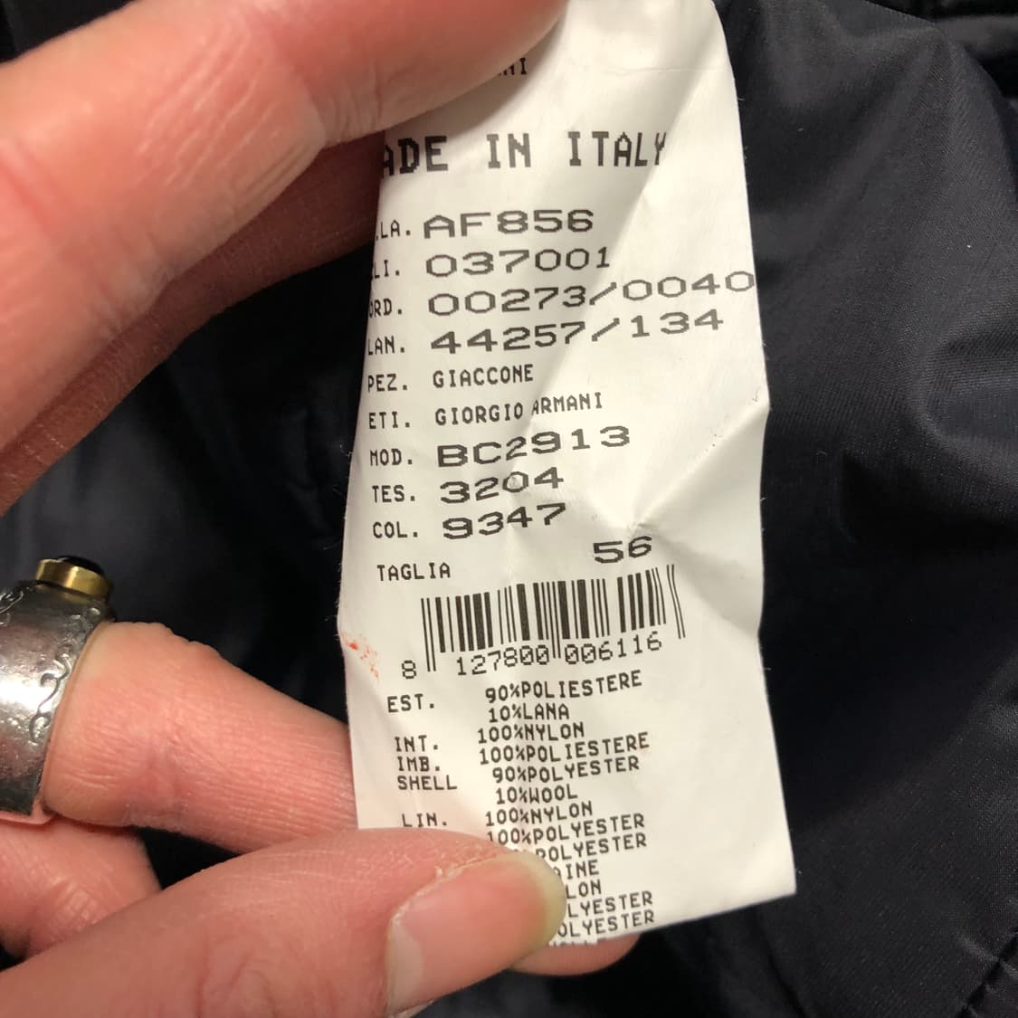 조르지오 아르마니 더블 브레스티드 코트  상품이미지6