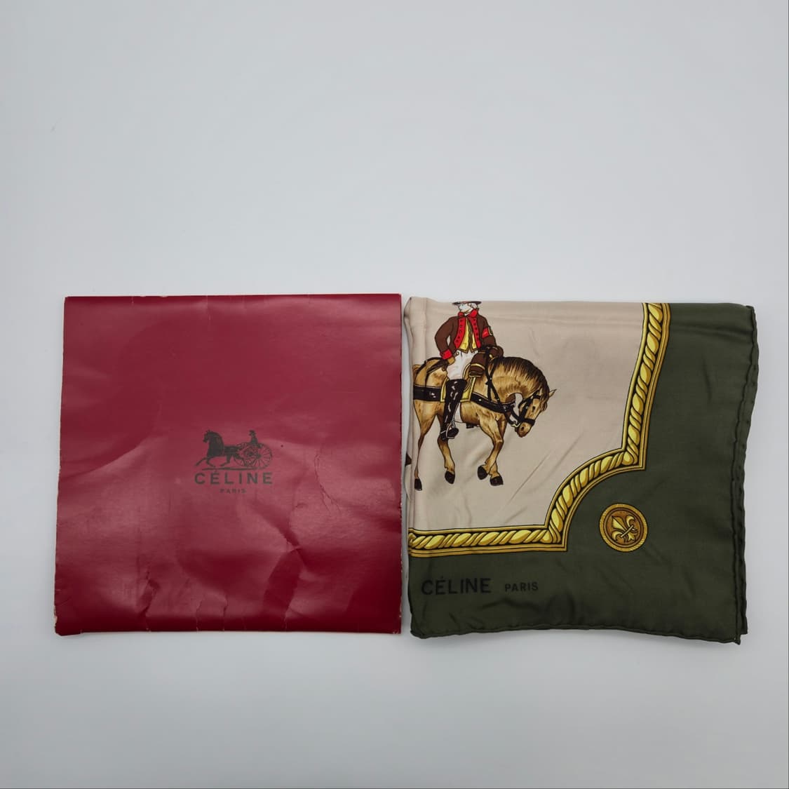 CELINE 셀린느 실크 스카프(86cm) [BF10453-482-01] 상품이미지9