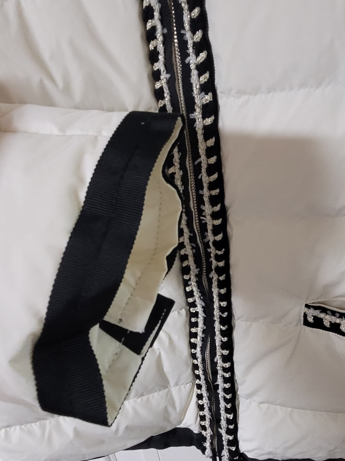 라씨엔토 구스 트위드패딩  점퍼 상품이미지5